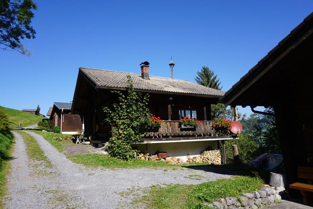 Ferienwohnungen Im Blockhaus Metzler Schwarzenberg im Bregenzerwald Exterior foto